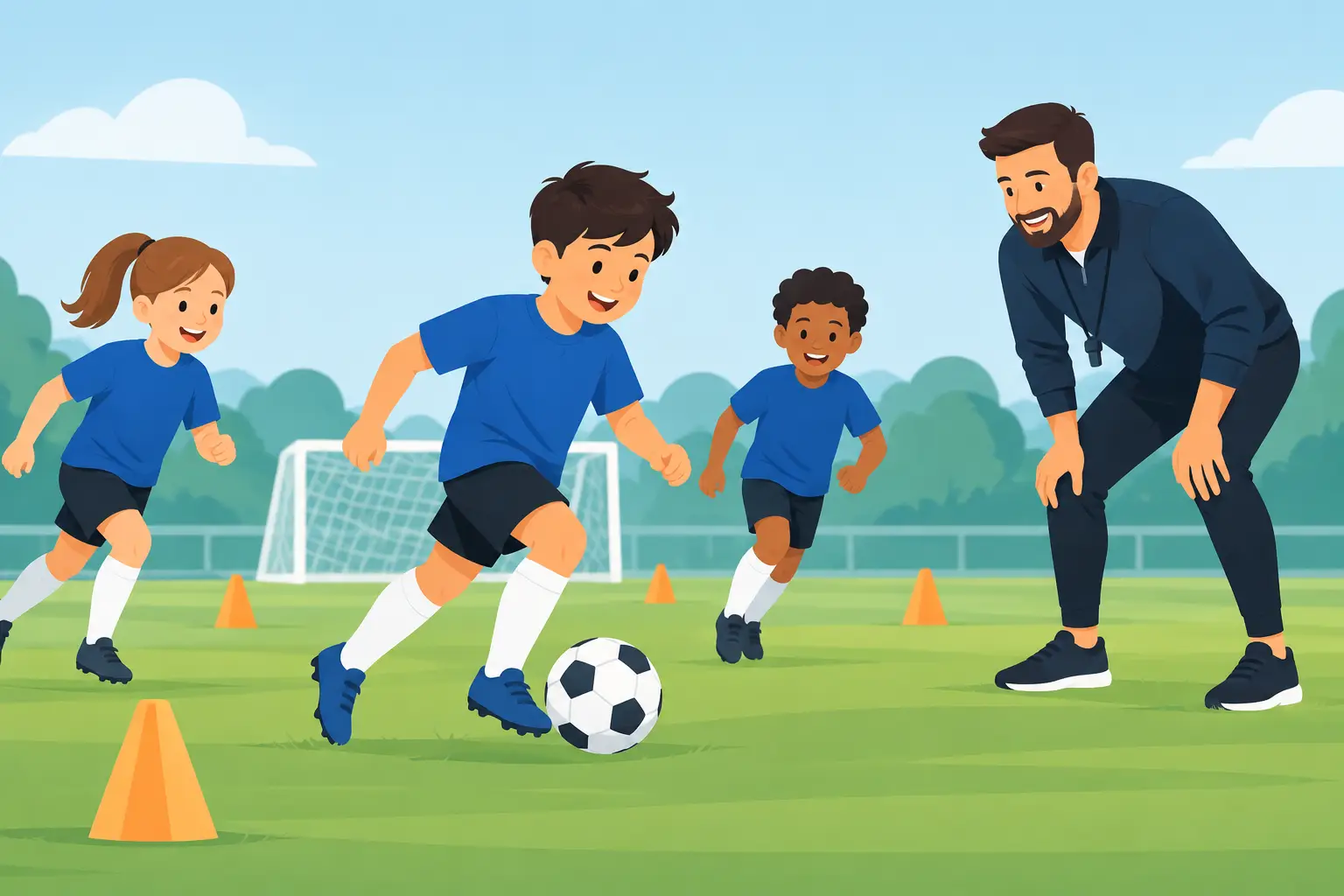 Football Coaching for Beginners Starts with Fun