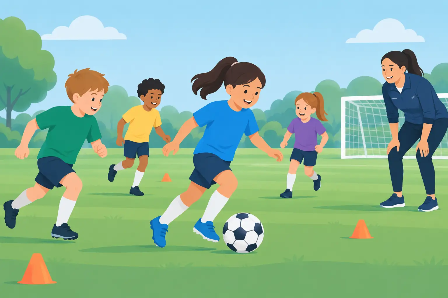 Non Competitive Football Classes for Children